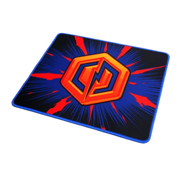 New CyberPower PC Orange Burst Logo Standard Gaming Mousepad Fabric 14x12 in - Picture 1 of 4